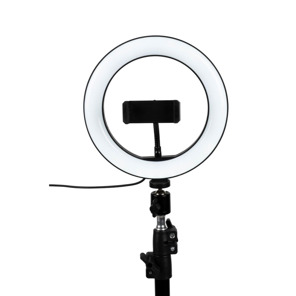 Grundig LED ringlampa 20 cm med selfie-stativ