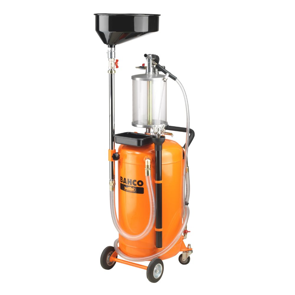 Bahco BOD8903A spilloljeuppsamlare med sugfunktion och inspektionsbehållare 90 l