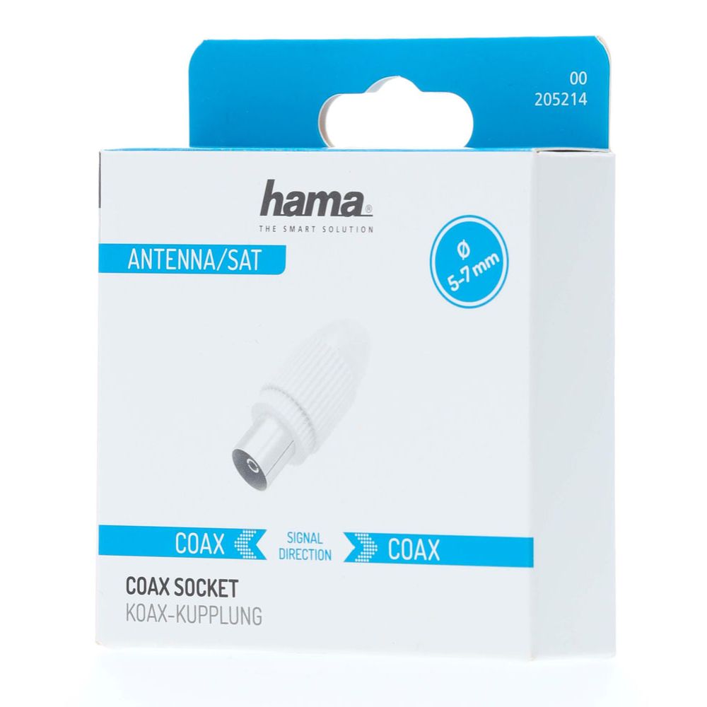 Hama Antenniliitin, Coax naaras, kierrettävä