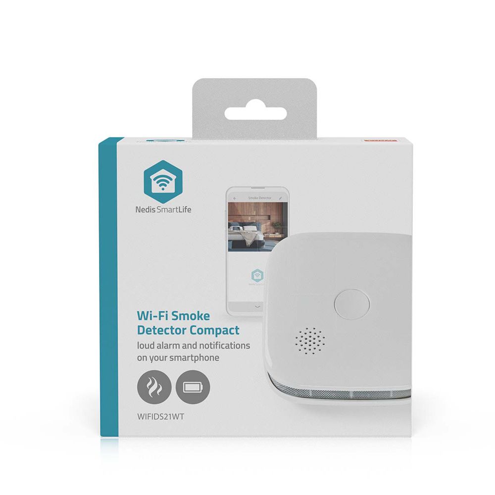 Nedis SmartLife brandvarnare Wi-Fi
