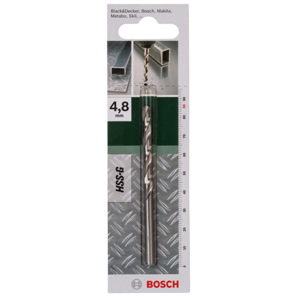 Bosch HSS G metalliporanterä 4,8 mm