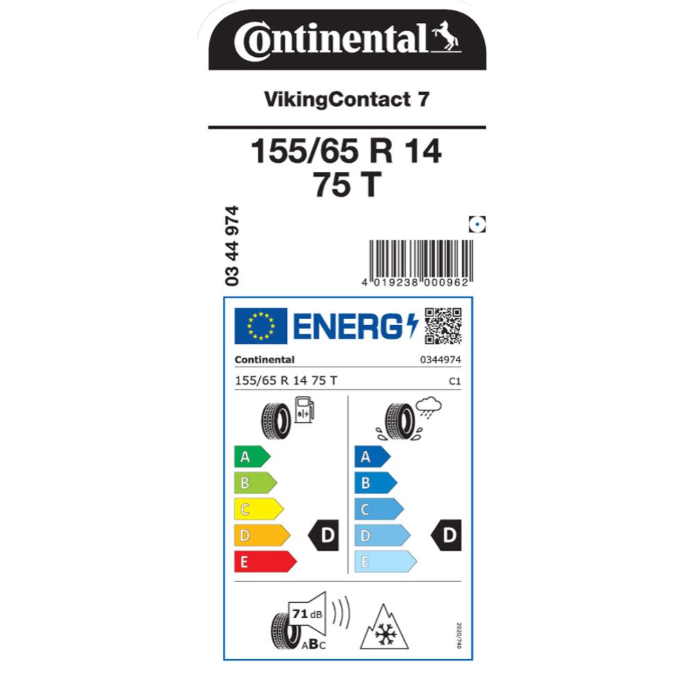 Continental VikingContact 7 155/65 R14 75T