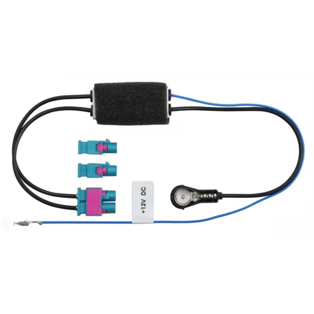 Antennadapter – Audi – dubbel Fakra > ISO (2 Ant.Fkt.)