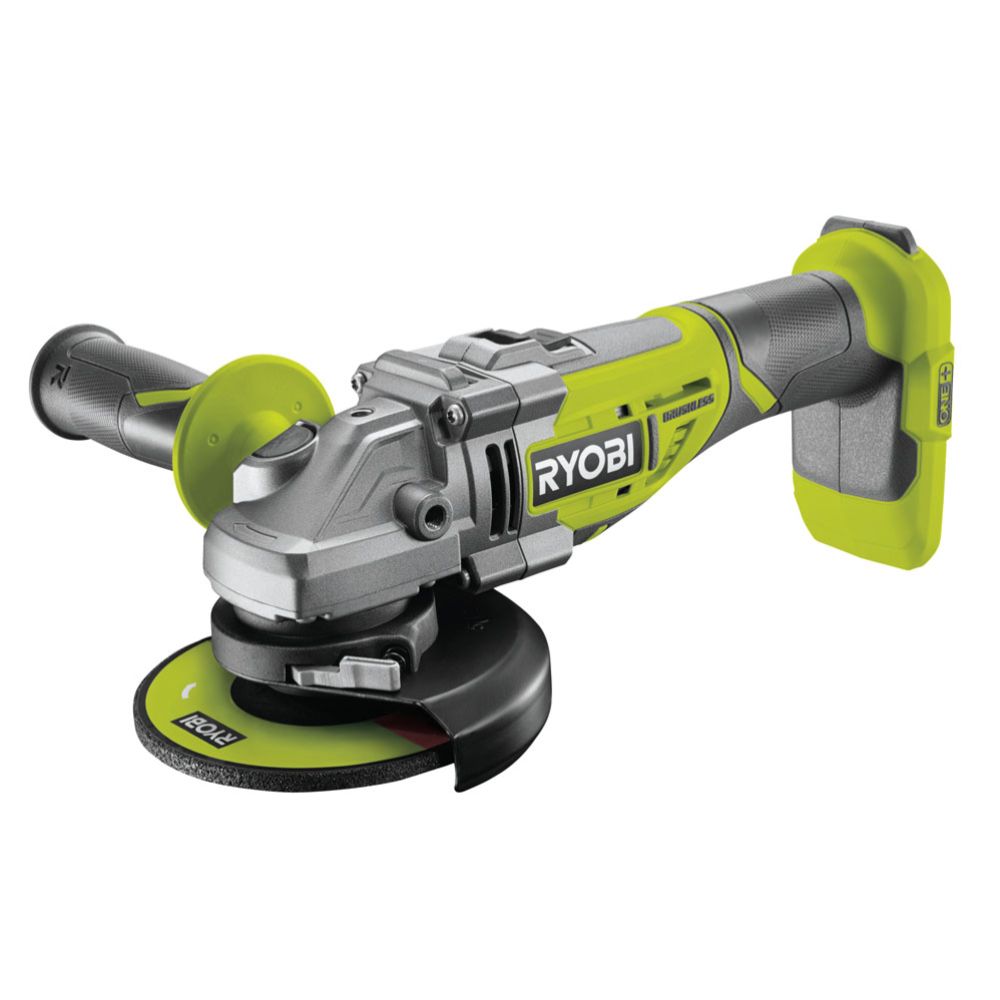 Ryobi R18AG7-0 ONE+ hiiliharjaton akkukulmahiomakone 125 mm 18 V