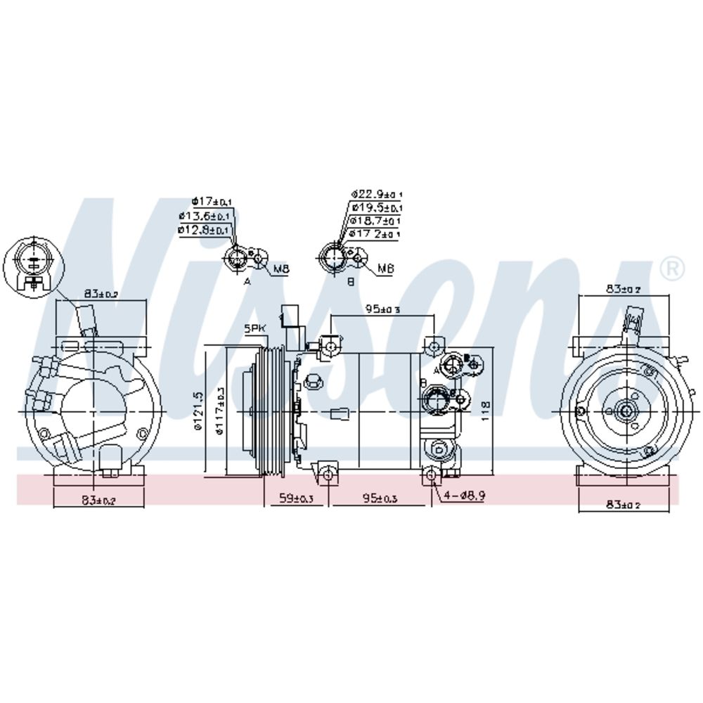 Ilmastointilaitteen kompressori 30-00345