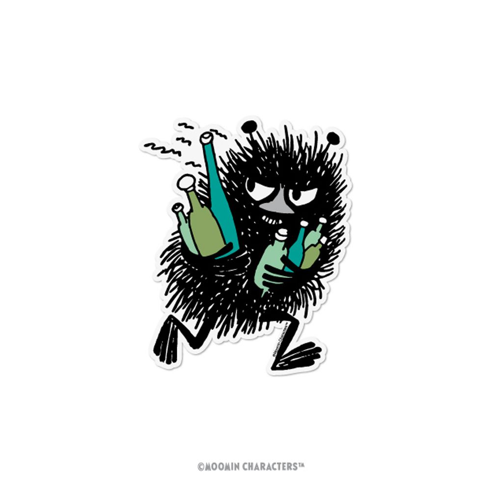 Moomin Juokseva Haisuli tarra-arkki