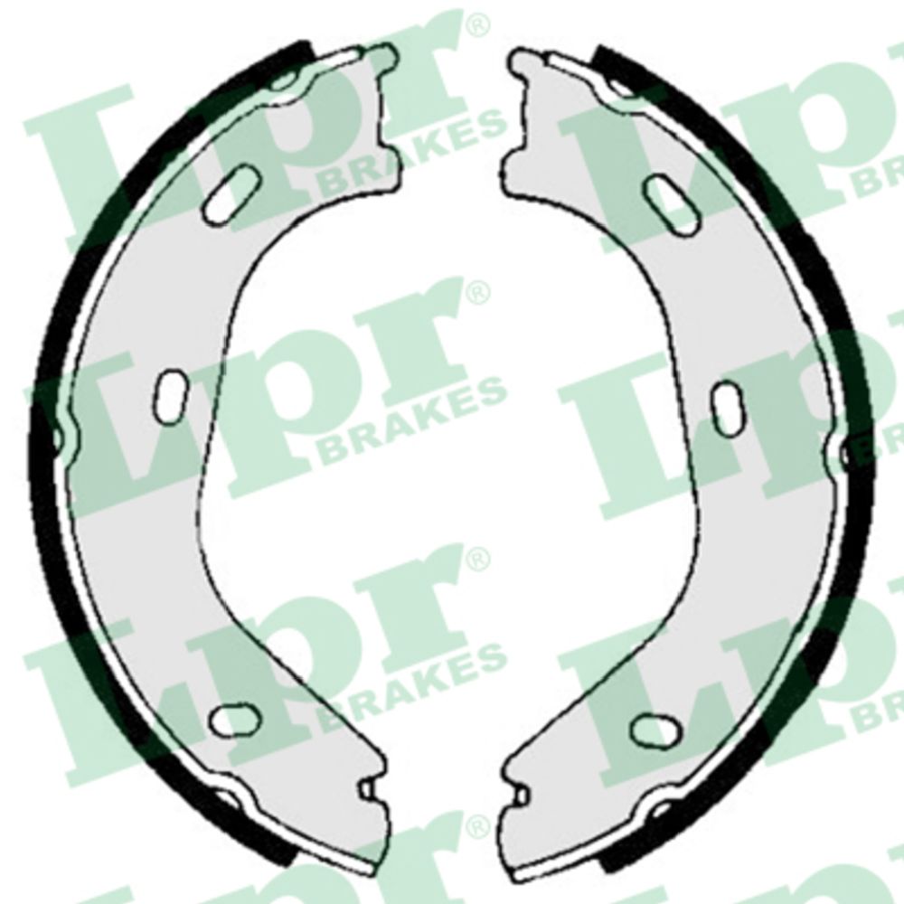 Bromsbackar, sats, parkeringsbroms 22-3302