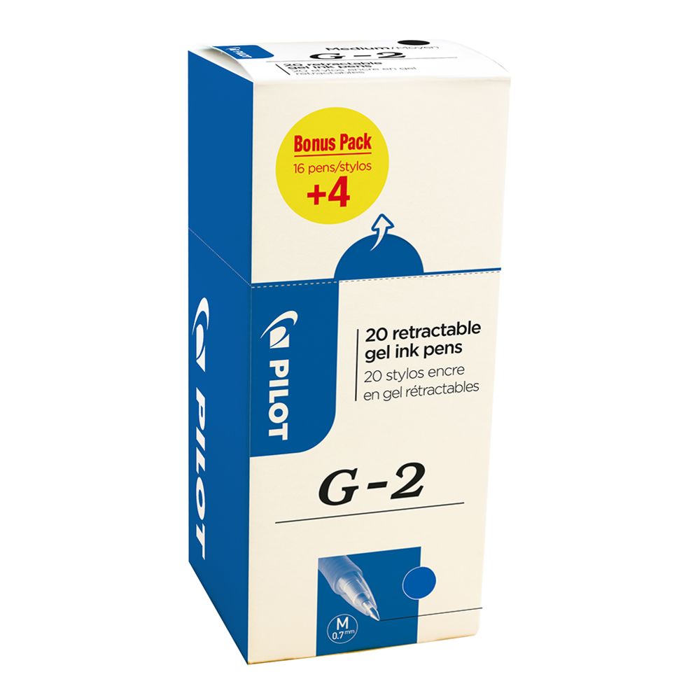 Pilot pastakas G-2 geeltindiga 0,7 sinine 20 tk