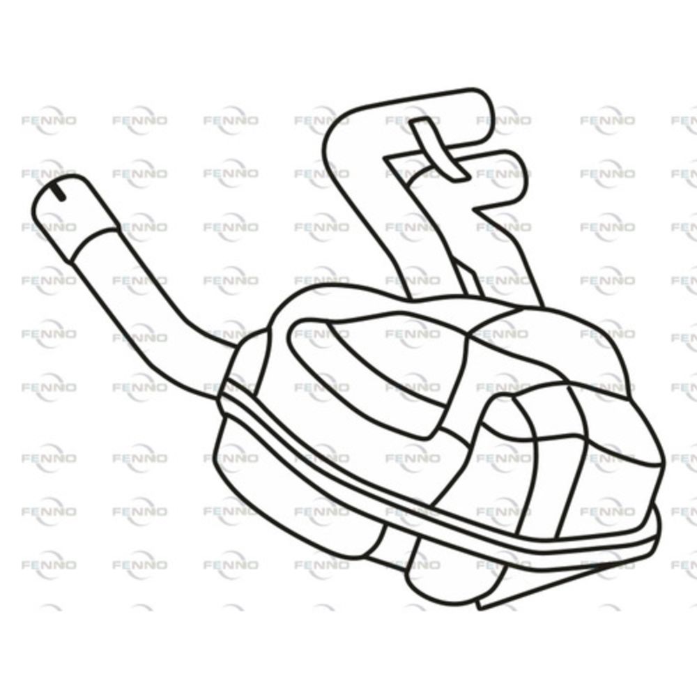 Takaäänenvaimentaja 14-00078