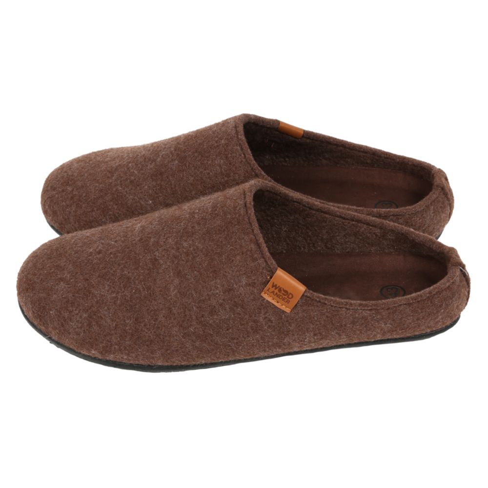 Woodlander filttofflor brun