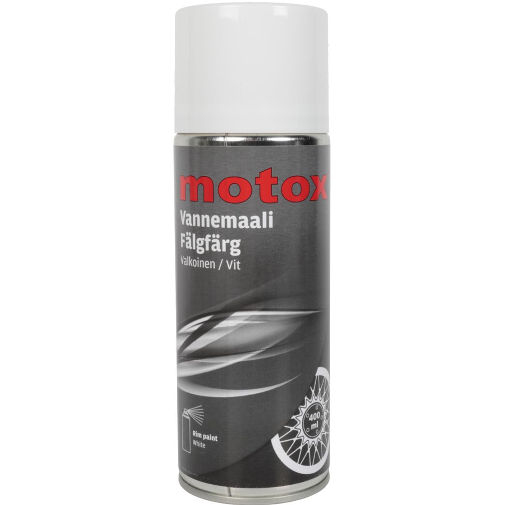 Motox fälgfärg vit 400 ml