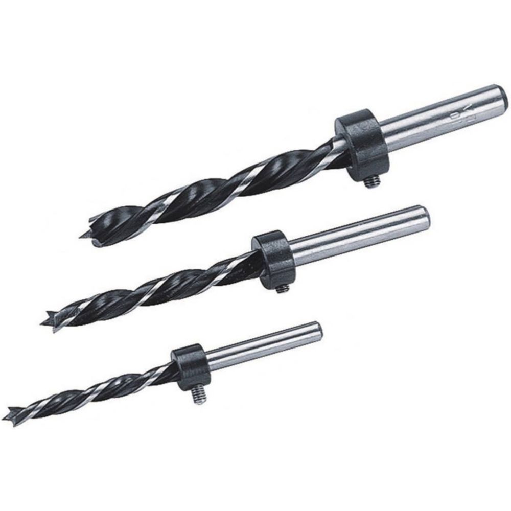 Wolfcraft® tüüblipuuride komplekt sügavuse piirajaga 6, 8, 10 mm