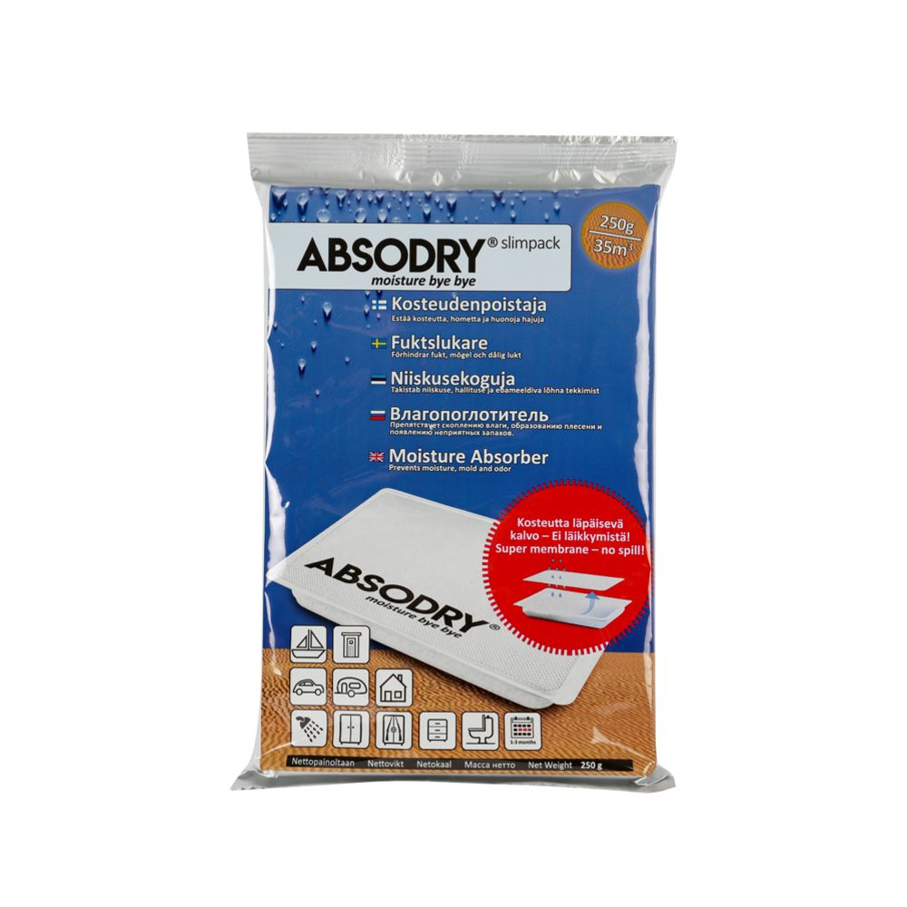 Absodry kosteudenpoistaja Slimpack 250 g / 35 m³