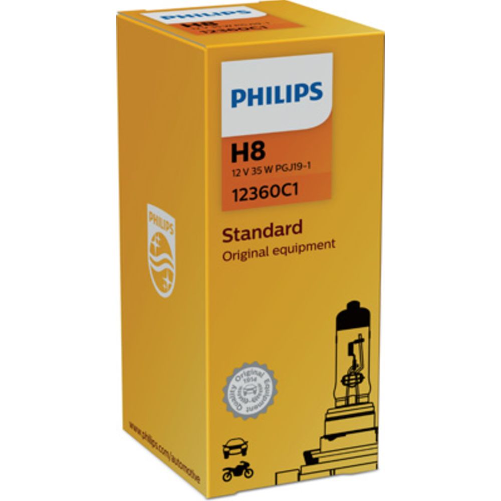 Philips H8-polttimo 12V/35W sumuvalo