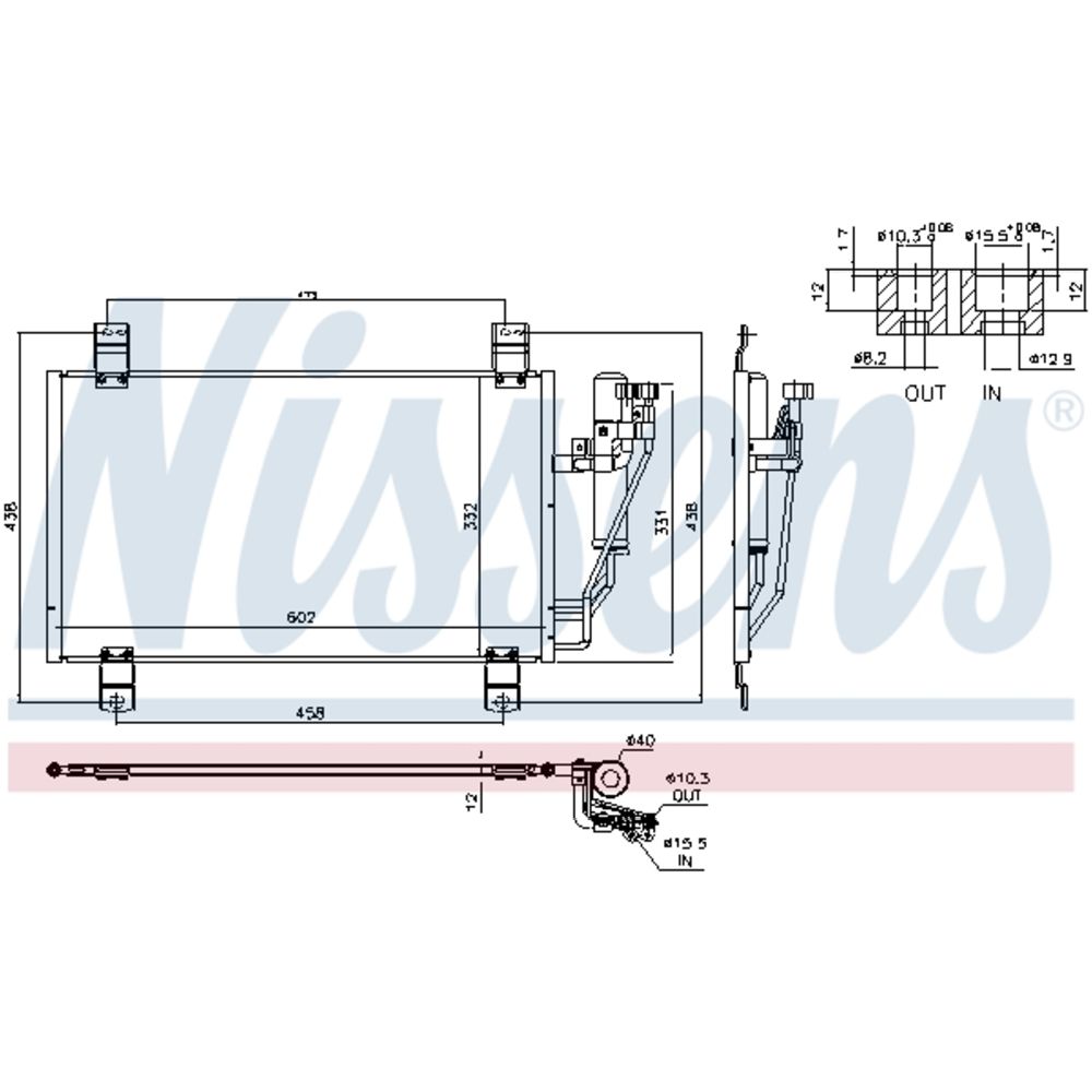 Kliimaseadme kondensaator 30-05132
