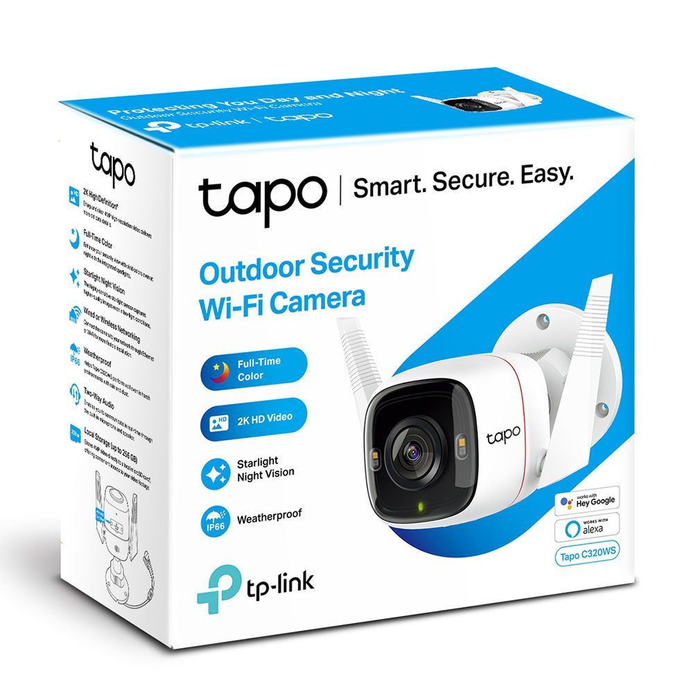 TP-LINK Tapo C320WS valvontakamera ulkokäyttöön