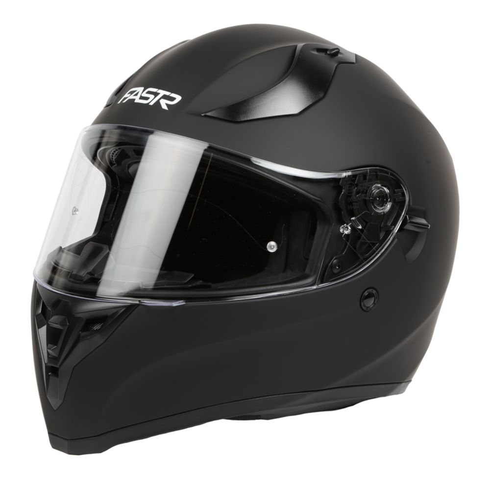 Fastr H128 moottoripyöräkypärä musta XXL