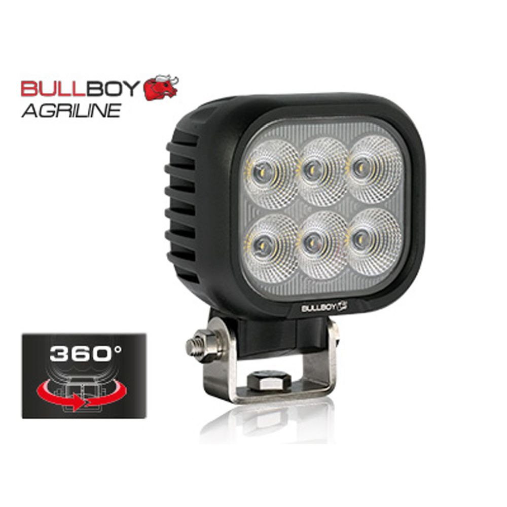 Bullboy Agriline LED-työvalo 4330 lm 60W suorakaide 9-32V R10