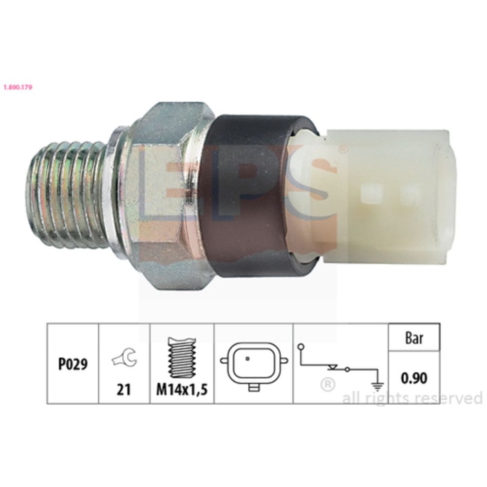 Sensor, oljetryck 37-0179