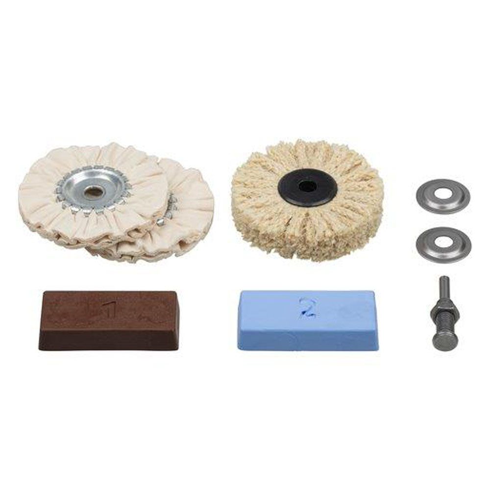 Wolfcraft® Pro 6-osaline metallipoleerimiskomplekt