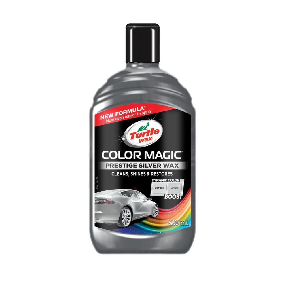 Turtle Wax Color Magic hõbedane autovaha 500 ml