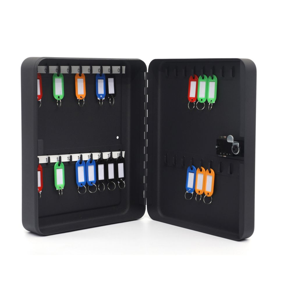 Pisla numerokoodilukollinen avainkaappi musta