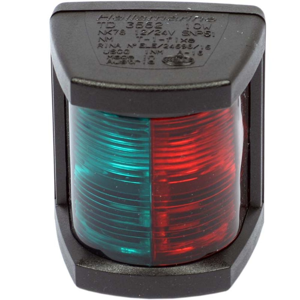 Kulkuvalo yhdistelmä, punainen/vihreä 12 V, 10 W