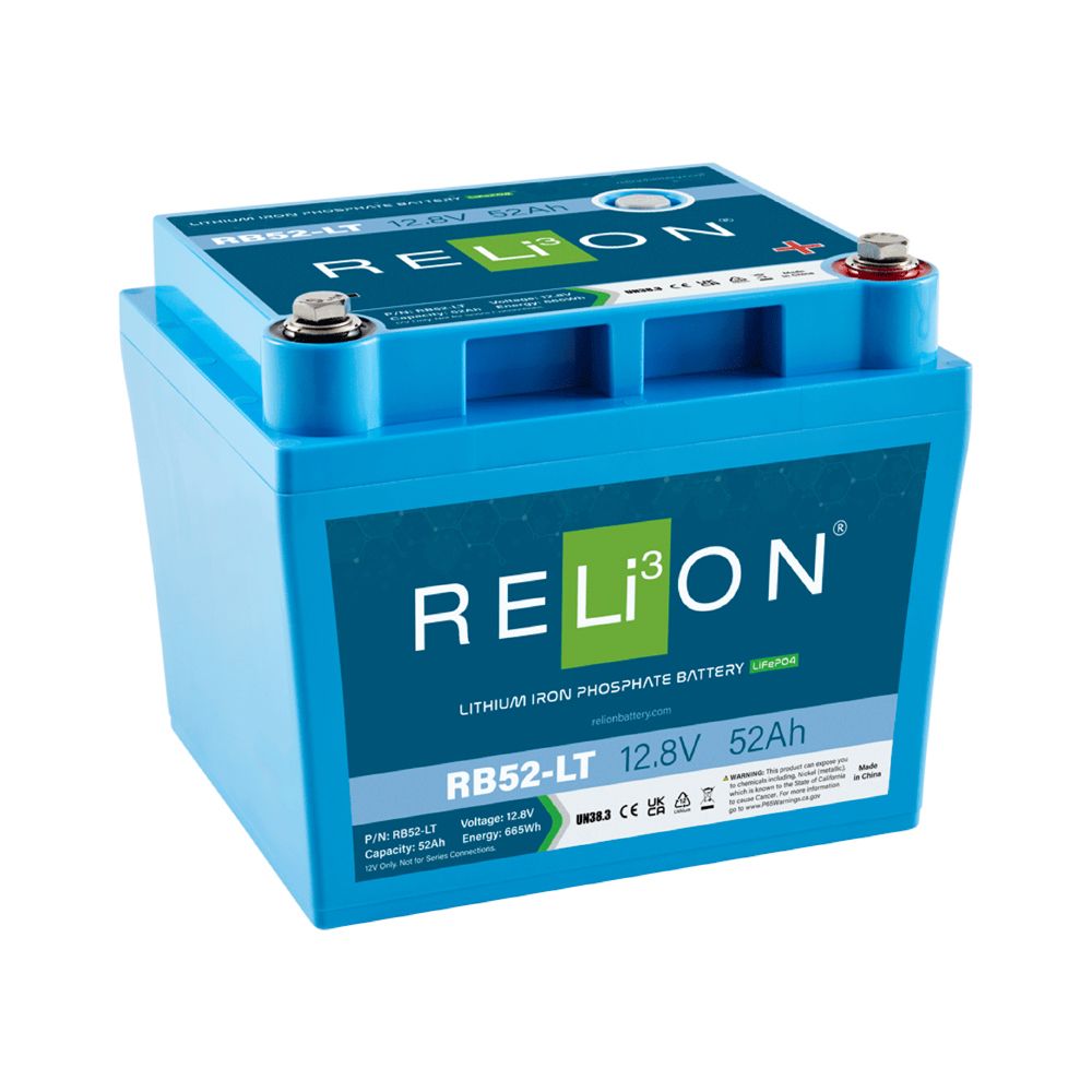 RELiON LiFepo4 4SC LT Lithium akku 52Ah 12.8V