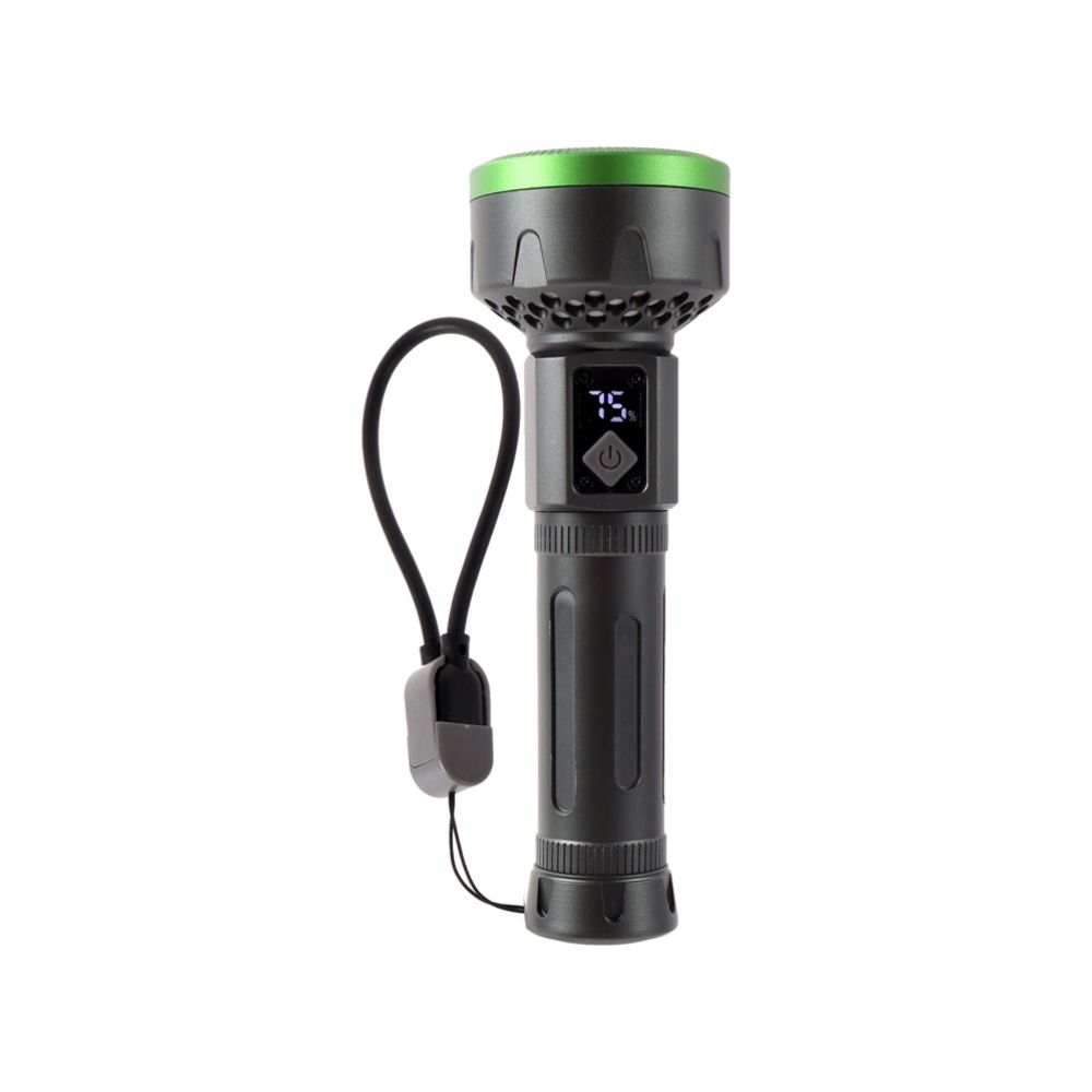 Berg uppladdningsbar LED-ficklampa 2000 lm 150 m aluminium