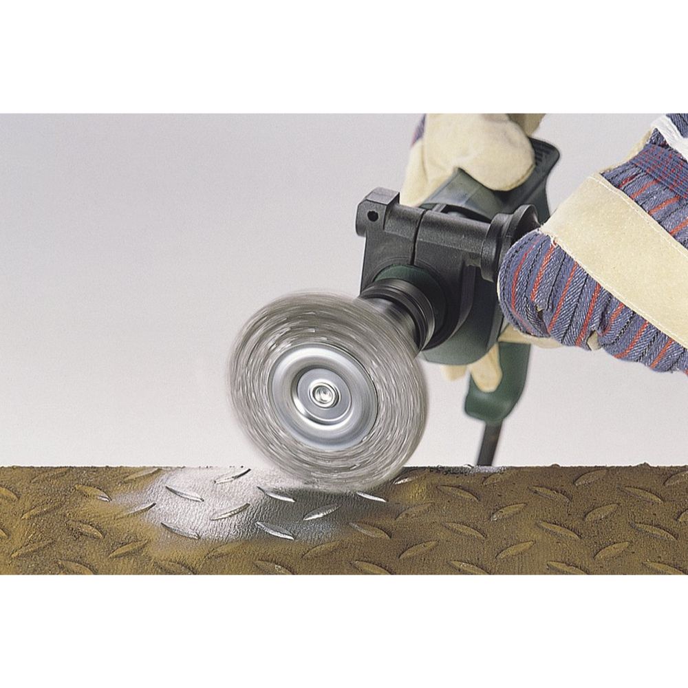 Wolfcraft® stålborstsats, 4 delar