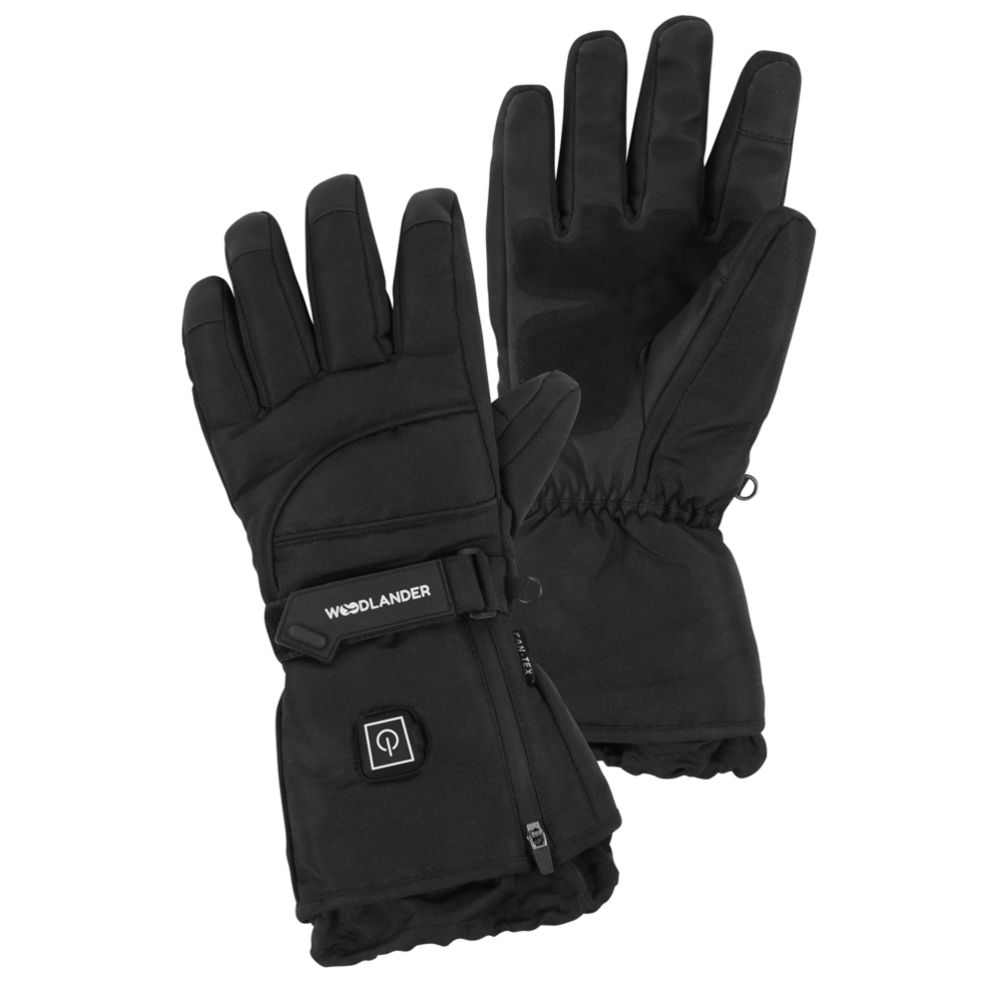 Woodlander värmehandskar USB-C svart
