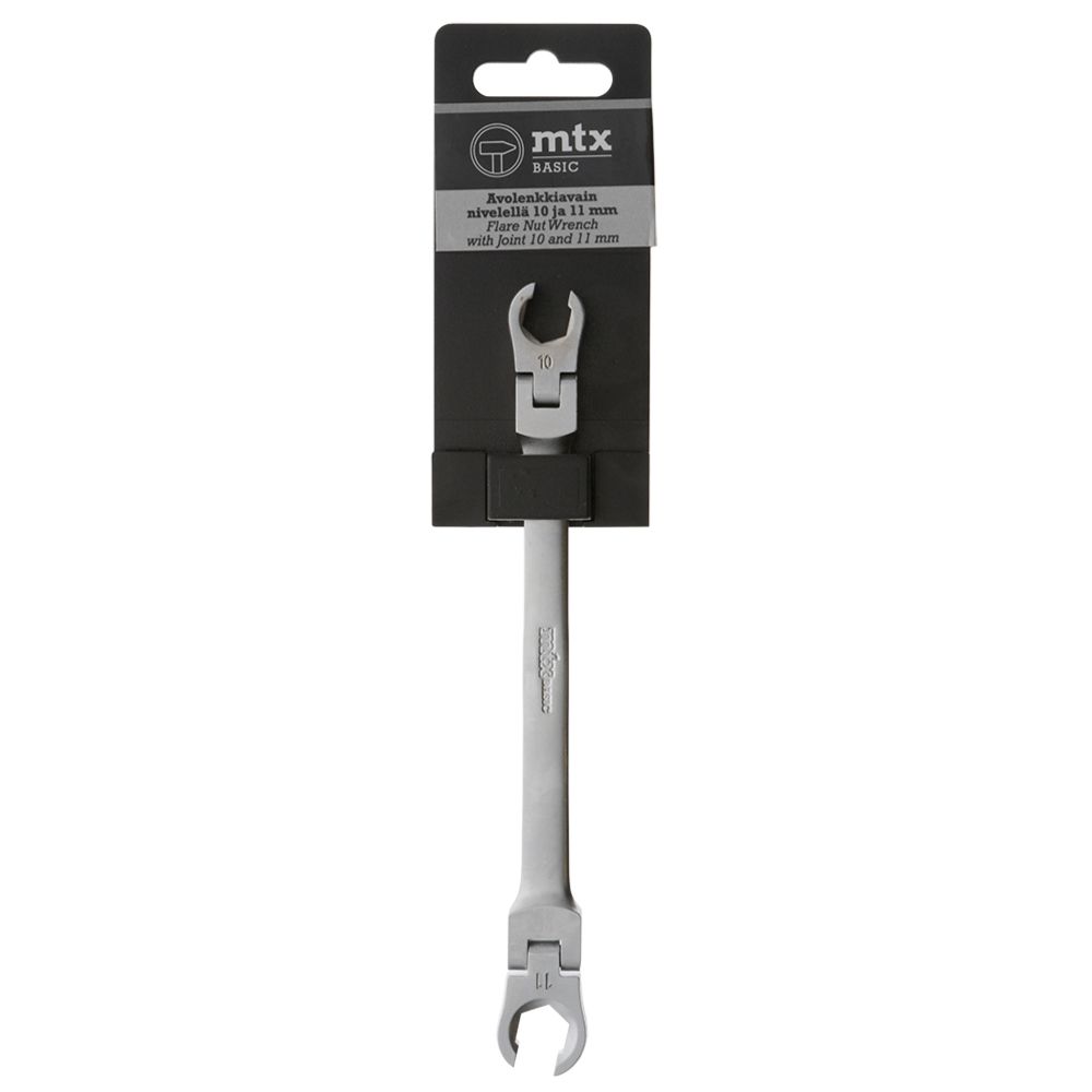 MTX Basic bromsrörsnyckel med led 10 & 11 mm