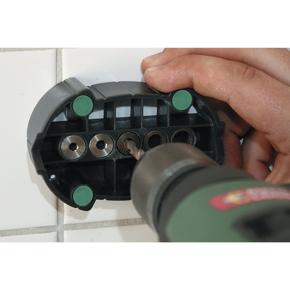 Wolfcraft® Accumobil mobilt borrstöd 4-10 mm
