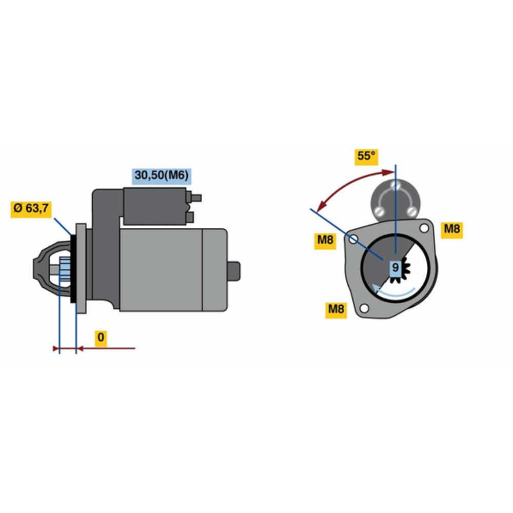 Startmotor 13-2726