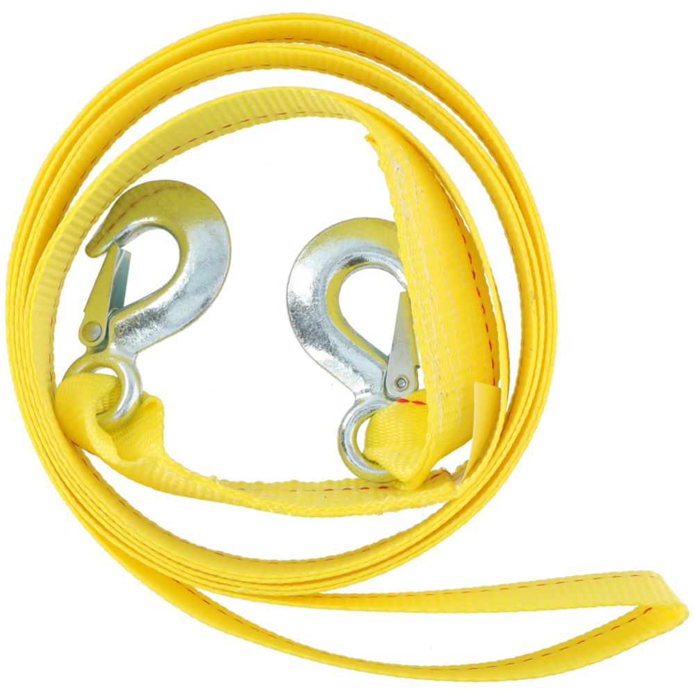 Dunlop bogserlina med krokar 2000 kg 50 mm x 4 m