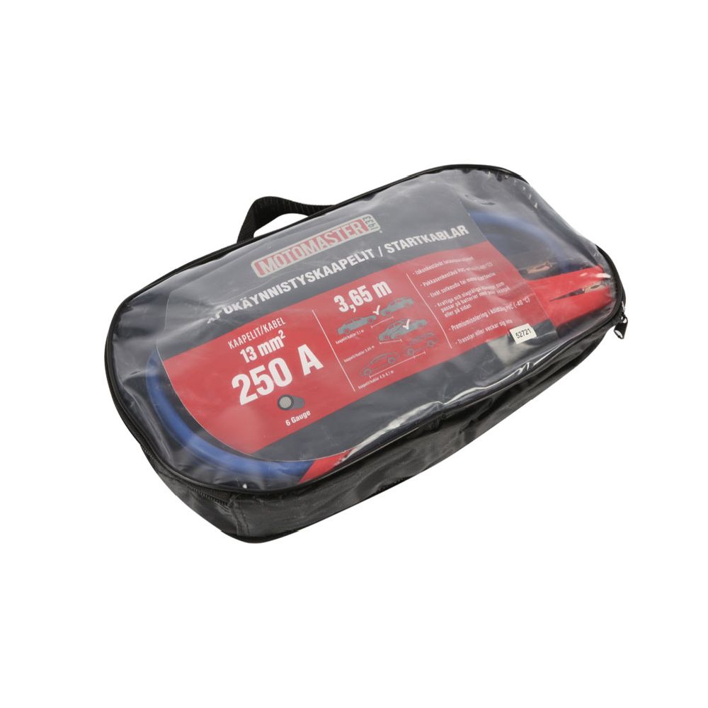 Motomaster apukäynnistyskaapelit 3,7 m / 13 mm² / 250 A