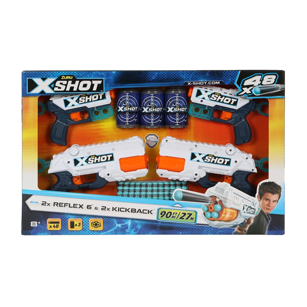 X-Shot Excel-Combo Pack mängupüstolikomplekt