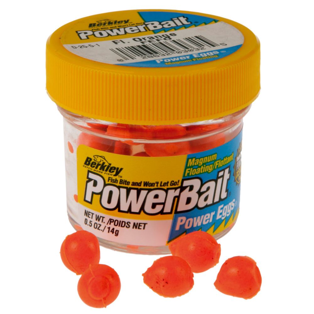 Berkley PowerBait Power Eggs Magnum syöttipallot fl. oranssi hileillä
