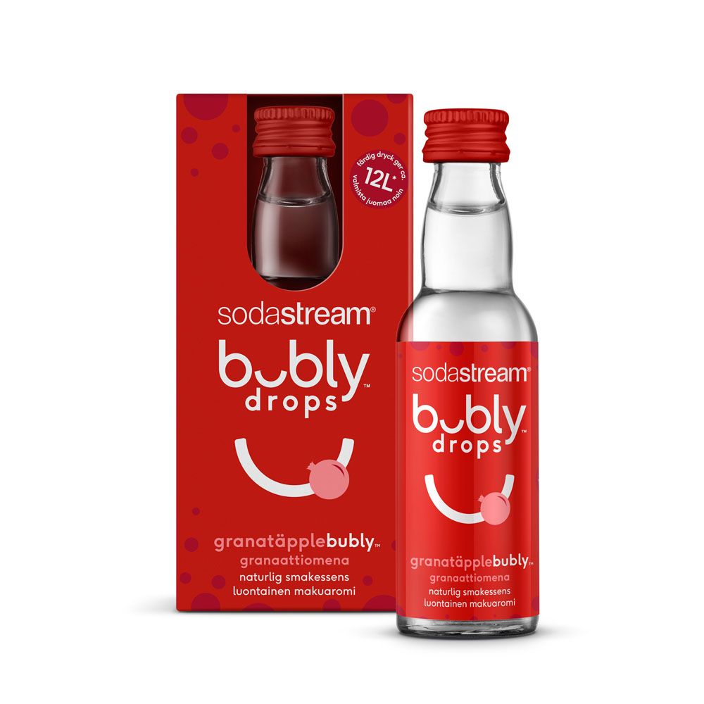 SodaStream Bubly granaattiomena makuaromi 40 ml