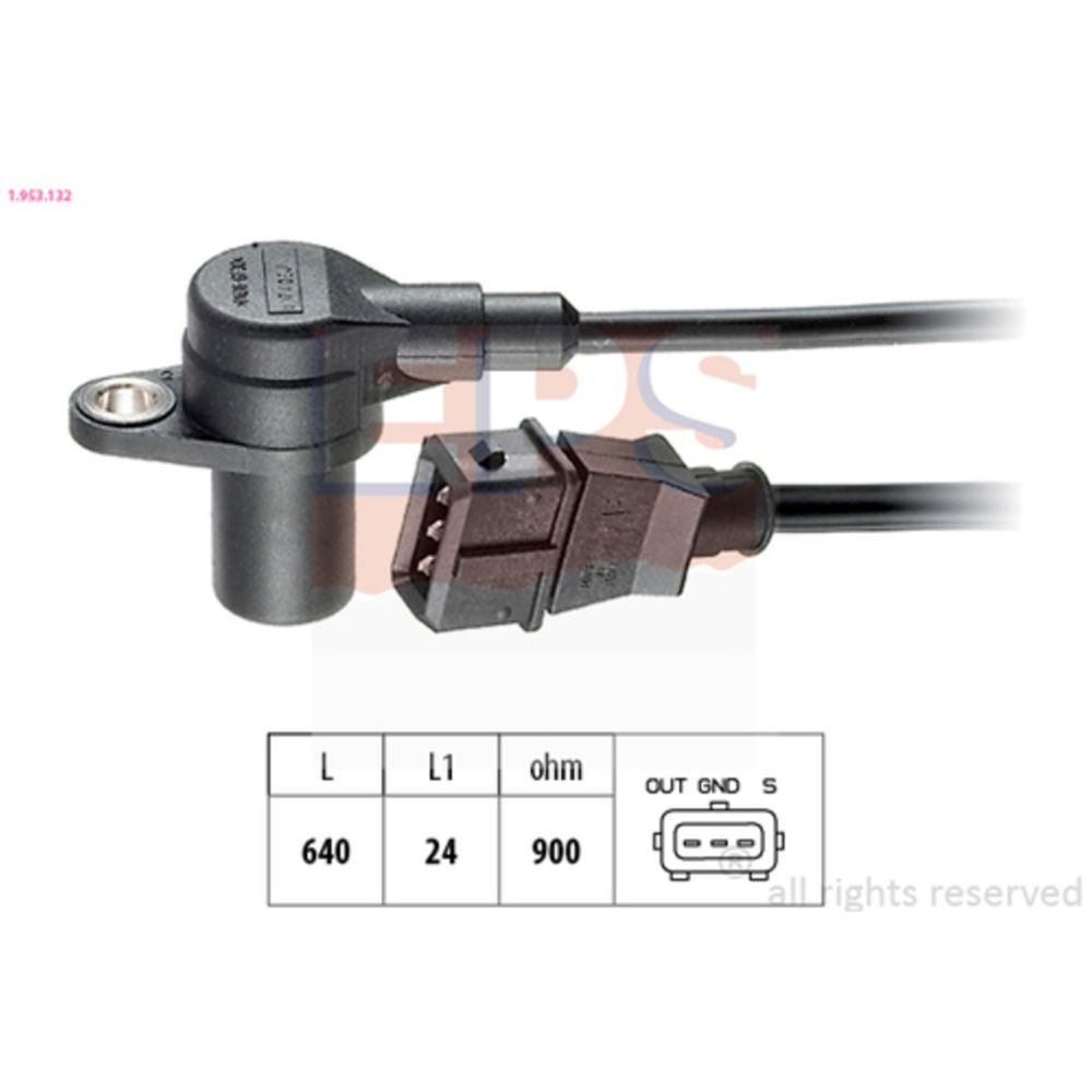 Kampiakselin asentotunnistin 10-9135