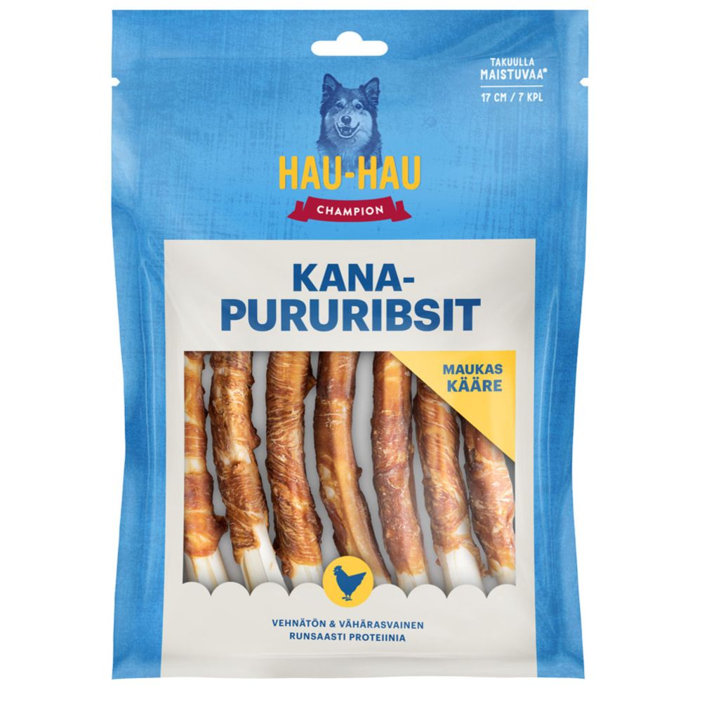 Hau-Hau Champion Kanapururibsit 17 cm, 7 kpl, 490 g