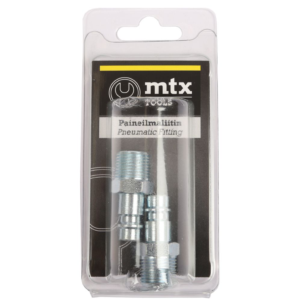 MTX Tools nippel 3/8" utvändig gänga 2 st.