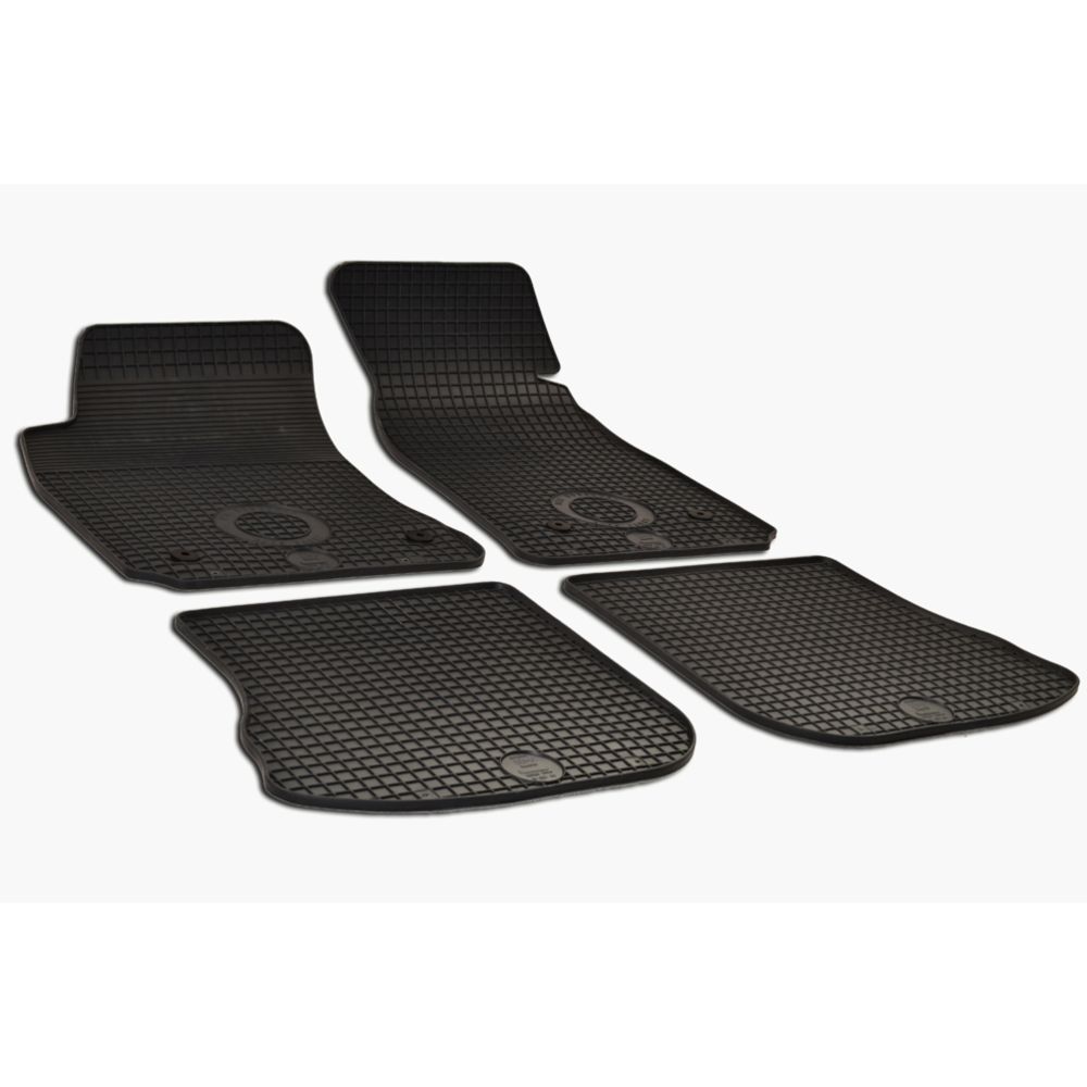 Gummimattsats Audi A4 1995– svart