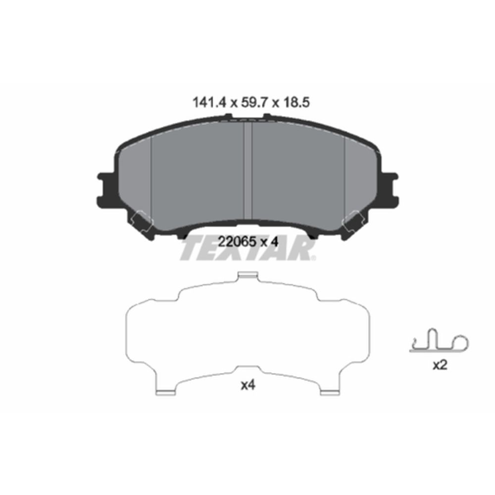 Piduriklotside komplekt 97-23343