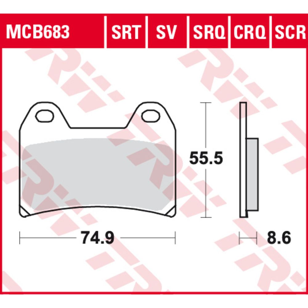 Bromsbeläggssats 98-20440
