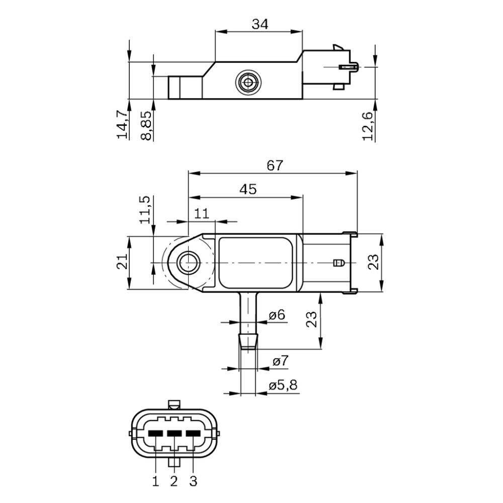 Ahtopainetunnistin 28-00084