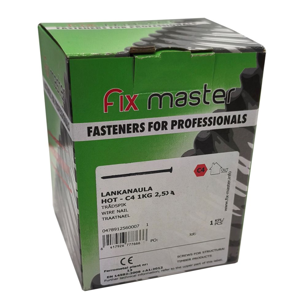 Fixmaster lankanaula kuumasinkitty C4 2,3x50 1 kg