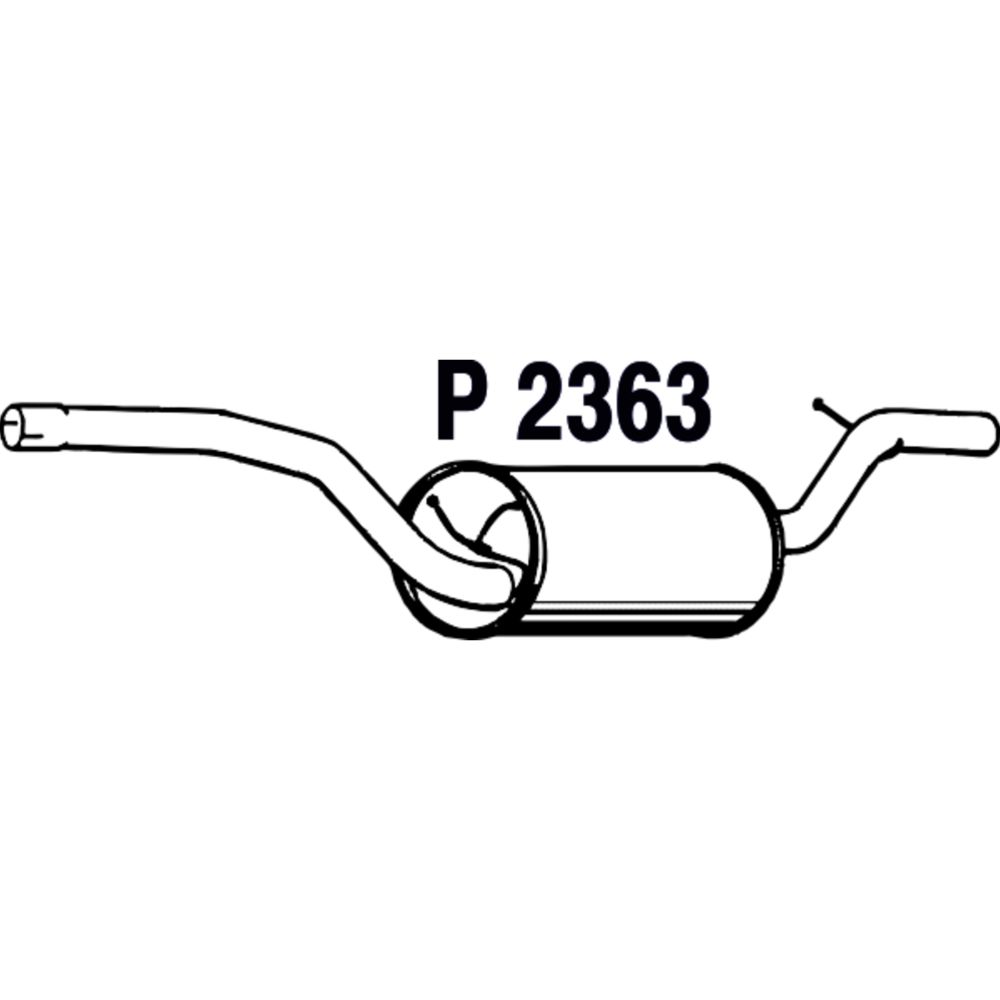 Takaäänenvaimentaja 14-2407