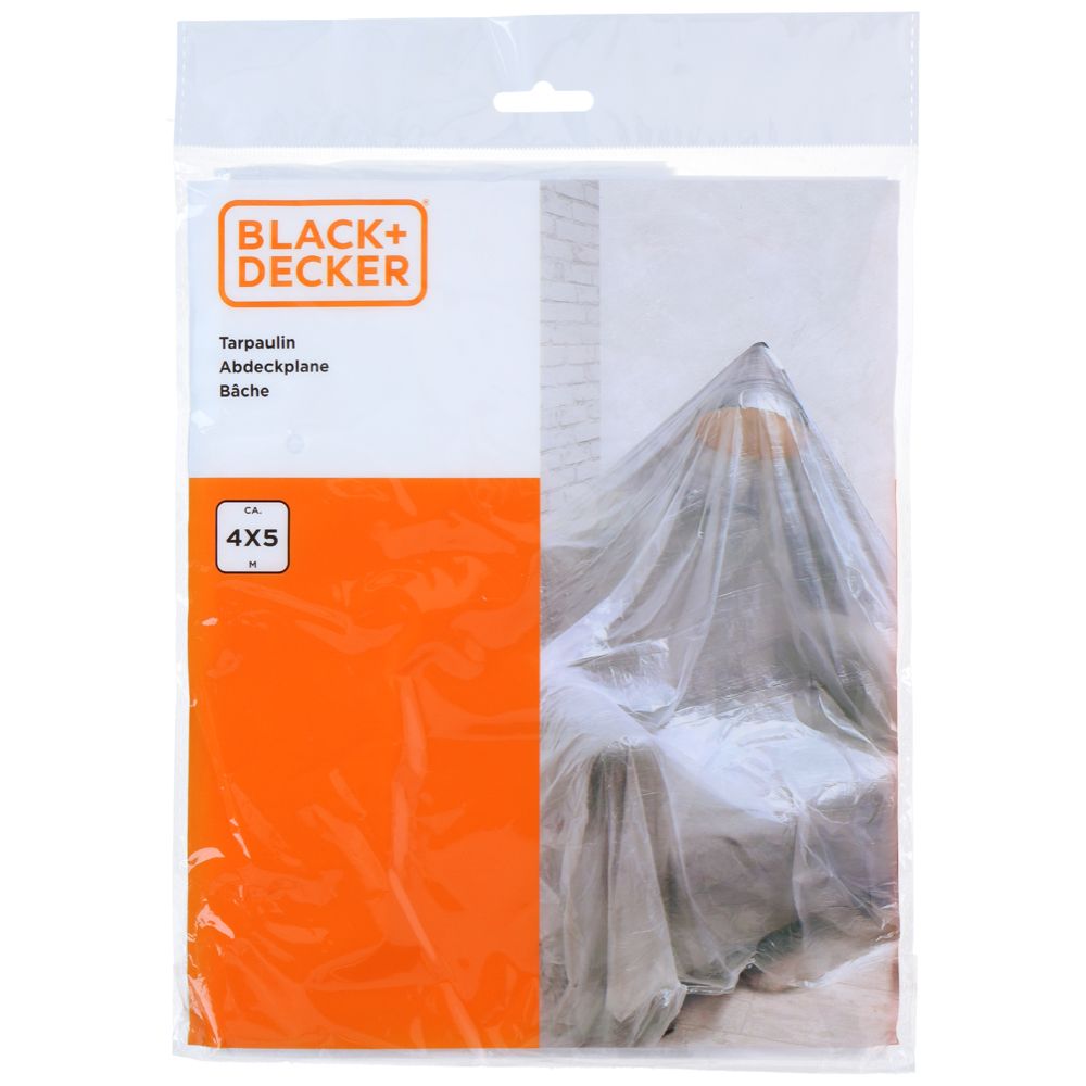 Black+Decker suojamuovi 5 x 4 m