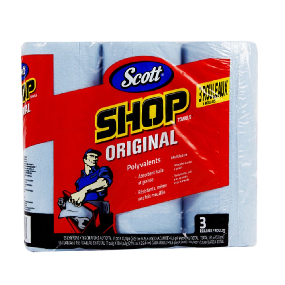 Scott Shop pappershanddukar 3 rullar